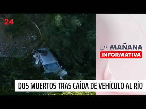 La Araucanía: dos muertos tras caída de vehículo al río Cautín