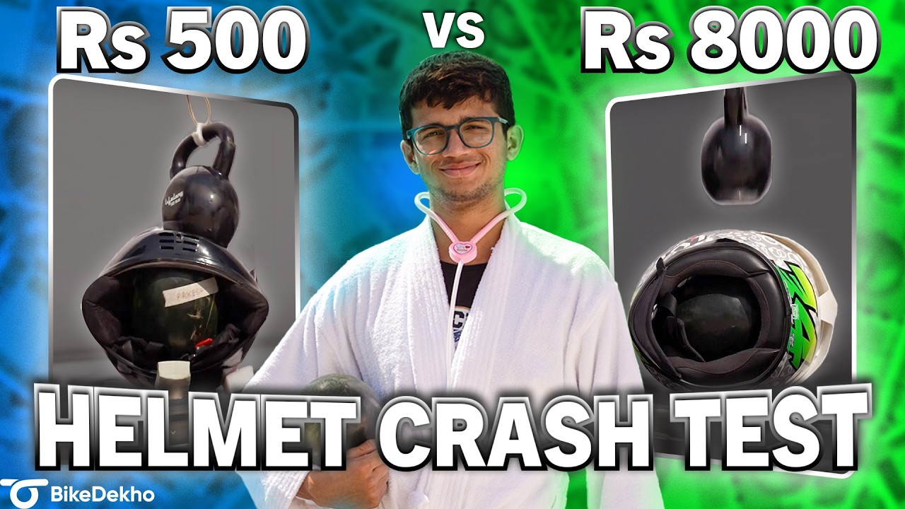 ₹500 VS ₹8000 HELMET DESTRUCTION TEST!
