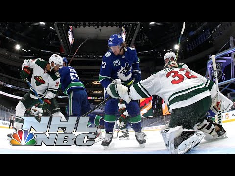 NHL Stanley Cup Qualifying Round: Wild vs. Canucks | Game 1 EXTENDED HIGHLIGHTS | NBC Sports