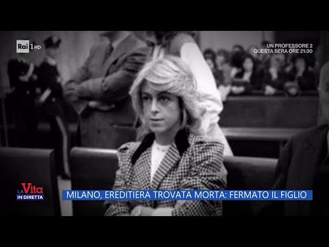Milano, ereditiera trovata morta: fermato il figlio - La vita in diretta 14/12/2023