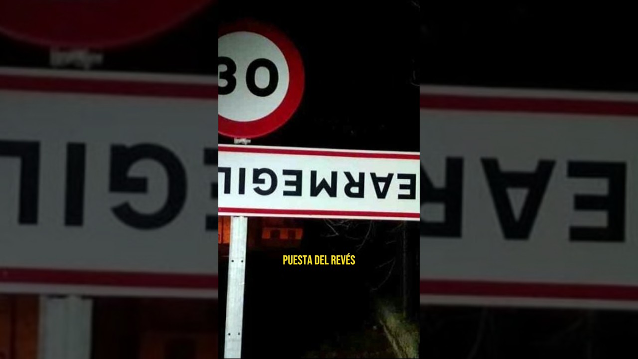 Señales puestas del revés... ¿QUÉ SIGNIFICAN? #señales #motor #coches #agriculture