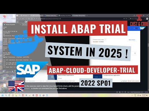 Install ABAP Trial System in 2025 – ABAP Cloud Developer Trial 2022 SP01 [english]