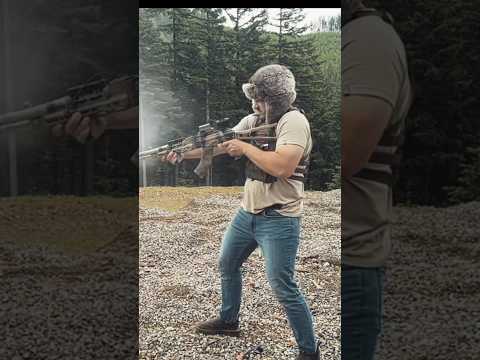 Spray and Pray Russian Shooting AK #gun #reels #airsoft