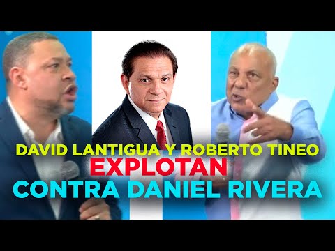 Roberto Tineo explota contra el inepto ex ministro de salud, Daniel Rivera, mira todo lo que le dice