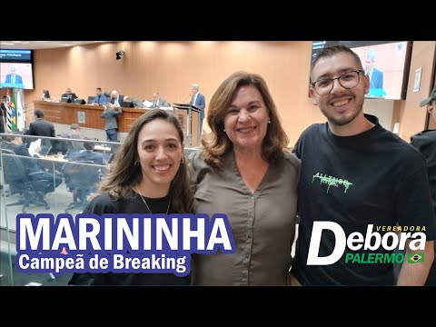 Marininha, campeã estadual de Breaking.