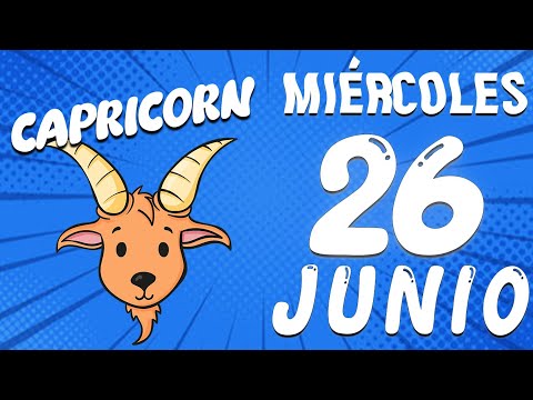 LLEGA UNA CONVERSACION QUE LO CAMBIARA TODO? Capricornio  Diario Horoscopo De Hoy 26 De junio 2024