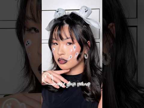 <strong>Easy</strong> Ghost Makeup 👻 Too Cute to Be Scary #<strong>shorts</strong>