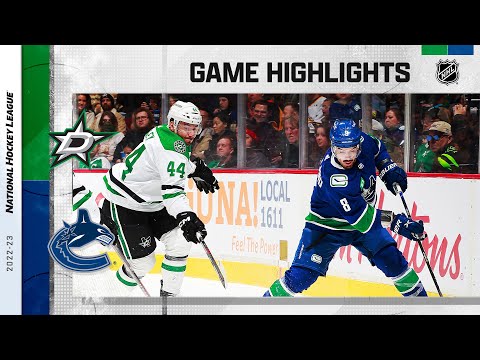 Stars @ Canucks 3/14 | NHL Highlights 2023