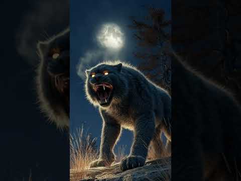 The Beast Inside the Cat Awakens #cat #catshorts #cute #cutecat #ai #monster #animation #animals