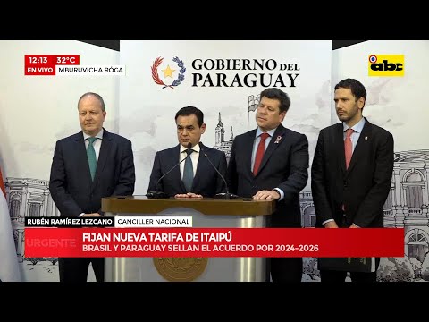 “Estamos en el minuto 90”: Paraguay aguarda firma para anunciar tarifa de Itaipú