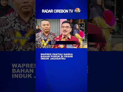 Wapres Pantau Harga Bahan Pokok di Pasar Induk Jagasatru