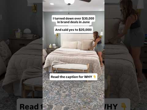 June Brand Deals- I said no to over $30,000 #branddeals #influencer #workfromhome