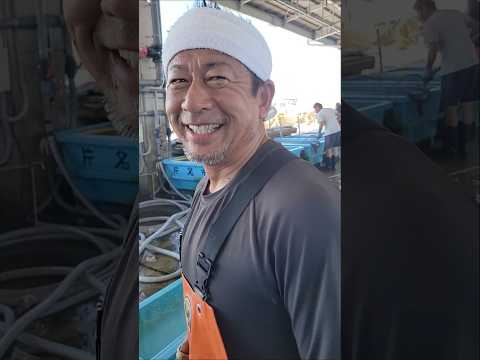 わたぽんのイカの食べ方のおすすめは刺身！2025年7月21日の片名市場の様子 #へんな魚おじさん #片名市場
