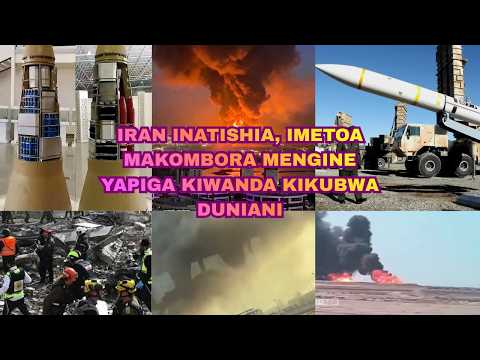 Iran Yafanya Maangamizi Makubwa Tel Aviv, Jerusalem, Yapiga Kiwanda Kikubwa cha mafuta Duniani Jipya