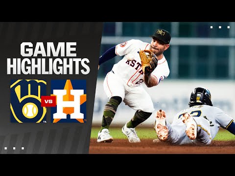 Brewers vs. Astros Game Highlights (5/18/24) | MLB Highlights
