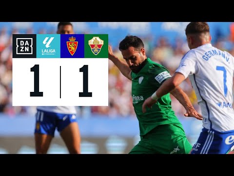 Real Zaragoza vs Elche CF (1-1) | Resumen y goles | Highlights LALIGA HYPERMOTION