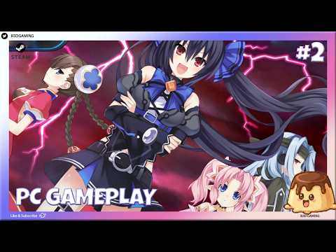 🔴 Hyperdevotion Noire: Goddess Black Heart PC Part 2 | Chapter 2: Meat Buns, Bananas & Exercise!