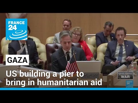 US military building a pier off Gaza to bring in humanitarian aid • FRANCE 24 English