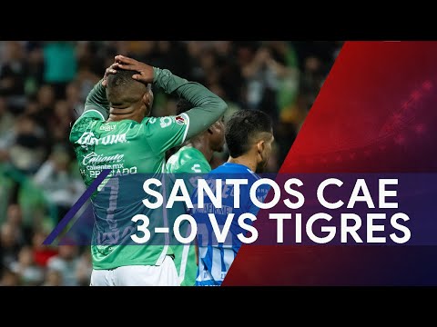 Santos Laguna cae 3-0 ante Tigres