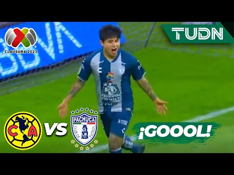 ¡DE VESTIDOR! Golazo de los tuzos | América 0-1 Pachuca | CL2023 - Liga Mx J10 | TUDN