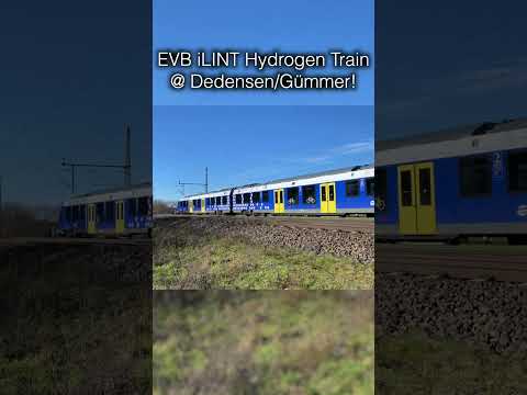 EVB iLINT Hydrogen Train @ Dedensen/Gümmer! #shorts