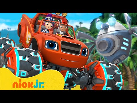 Blaze and the Monster Machines Use POWER WHEELS! ? Full Scene | Nick Jr.