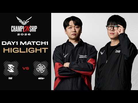 [FINF vs white+] Day1 Match1 하이라이트｜2026 <strong>서든어택</strong> 챔피언십 시즌2