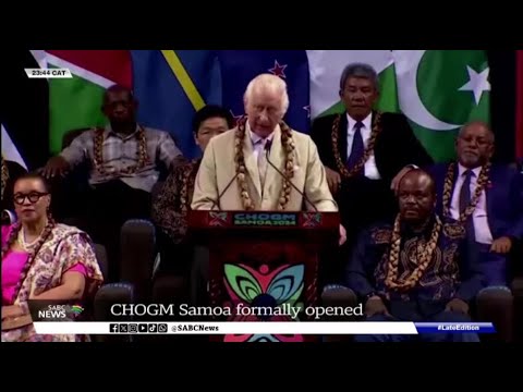 Samoa | Britain's King Charles officially opens CHOGM