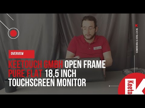Overview: Keetouch GmbH Open Frame Pure Flat Projected-capacitive 18,5inch Touchscreen Monitor