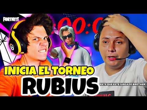 Inicia el TORNEO de Rubius x Fortnite