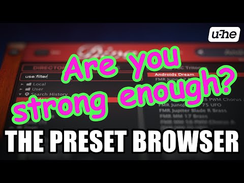 The Preset Browser