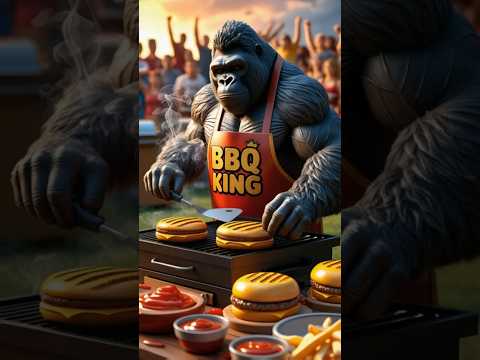 "When Animals Rule the Kitchen"#AnimalChefs #WildKitchen #FunnyCooking