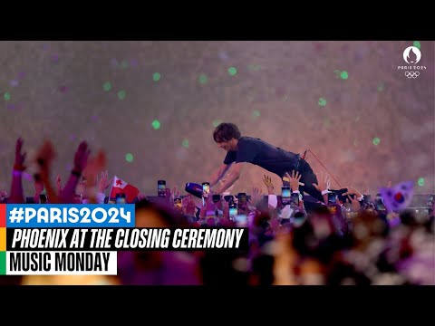 Phoenix at the #Paris2024 Closing Ceremony 🎤 | Music Monday