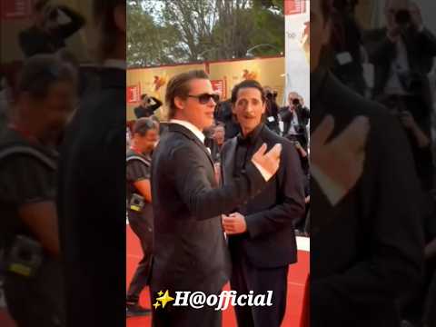 Bradpitt And Angelina Jolie At <strong>Venice</strong> Film Festival What??💘#Bradpitt #angelina #Jolie #shorts