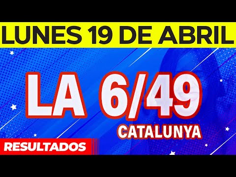 Resultados de La 649 de Cataluña del Lunes 19 de Abril del 2021