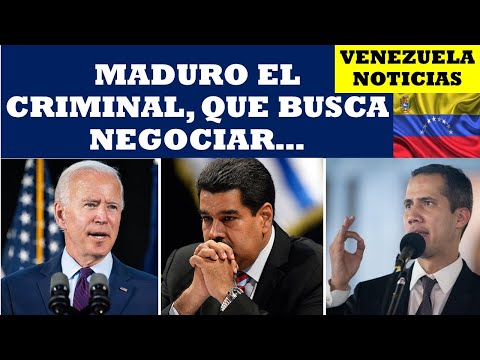 VENEZUELA NOTICIAS: MADURO EL CRIMINAL QUE BUSCA NEGOCIAR