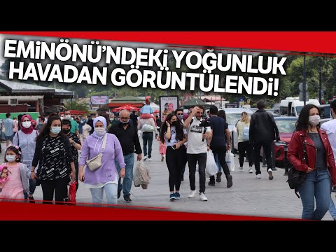 Kısıtlamasız İlk Cumartesi Gününde Eminönü’nde Yoğunluk