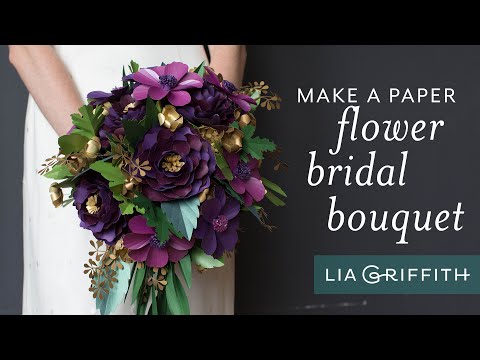 How To Arrange A Paper Flower Bouquet