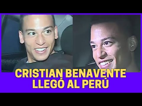 Cristian Benavente llegó al Perú para fichar por Alianza Lima