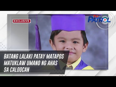 Batang lalaki patay matapos matuklaw umano ng ahas sa Caloocan | TV Patrol