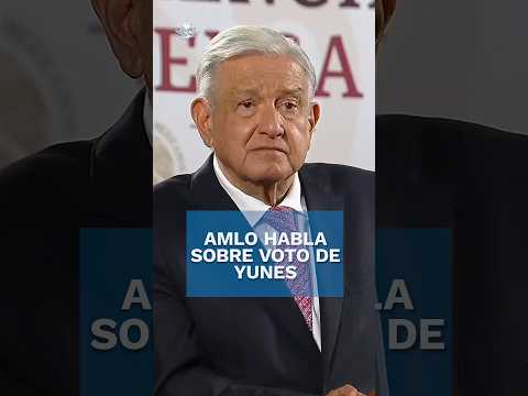 No se negoció nada con Yunes Márquez, asegura AMLO #shorts