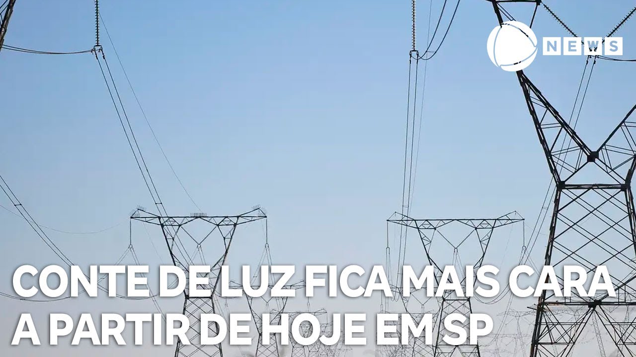 Conta de luz fica mais cara a partir de hoje em São Paulo