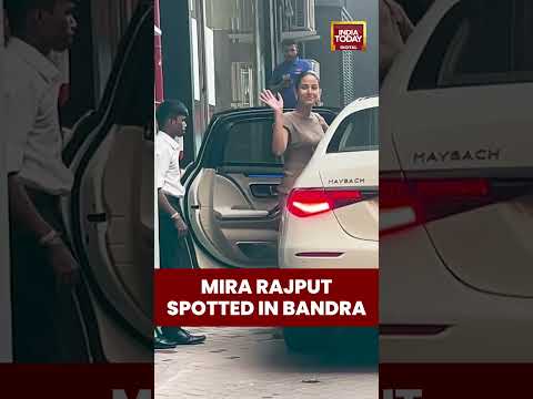 Mira Rajput Spotted In Bandra | India Today