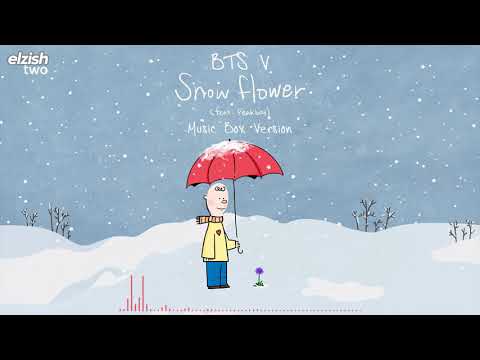 BTS V - Snow Flower (feat. Peakboy) | Music Box Version