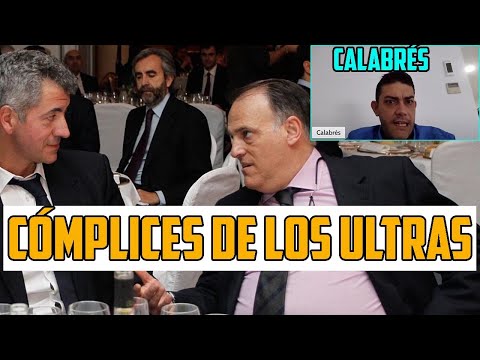 TEBAS, EN ESTO TIENES CONVERTIDA TU LIGA, DONDE LOS ULTRAS CAMPAN A SUS ANCHAS CON TU SOCIO GIL