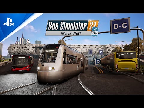 Bus Simulator 21 Next Stop - Official Tram Extension Release Trailer | PS5 & PS4 Games