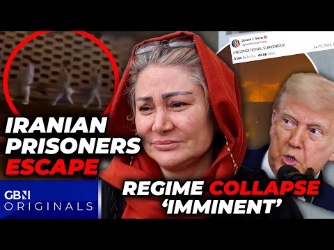 WATCH: Iranian prisoners ESCAPE amid Islamist regime 'COLLAPSE' after 'mushroom cloud' explosion