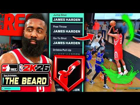 Playing Realistically in Random Rec on 6'5 James Harden Build *ONLY His Signature Moves* NBA 2K26