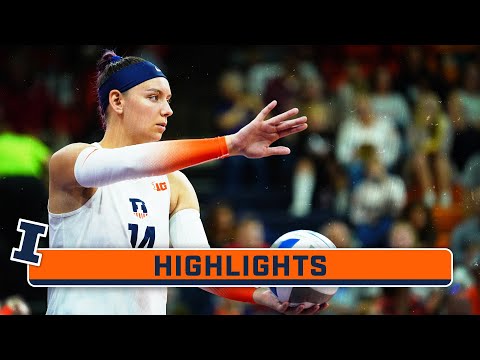 Senior Highlights: Illinois OH Jessica Nunge | Illinois Volleyball