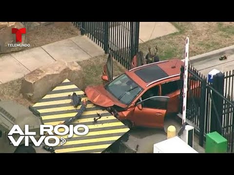 EN VIVO: Un auto embiste la puerta de la oficina del FBI en Atlanta | Al Rojo Vivo | Telemundo